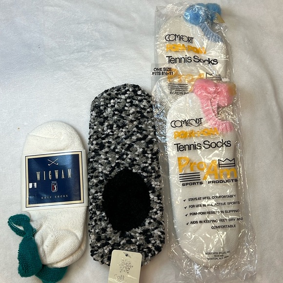 soft sensations Accessories - Assorted Vintage Ladies Socks  NWT. Wigwam-Soft Sensations-2 Gimbels.